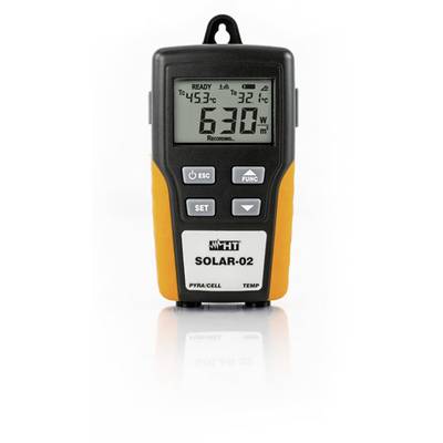 HT Instruments 1006720 SOLAR-02 Multidatalogger  Te meten grootheid Temperatuur, Instralend vermogen -20 tot 99.9 °C    