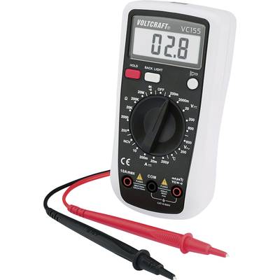 VOLTCRAFT VC155 Multimeter Digitaal CAT III 600 V Weergave (counts): 2000-1