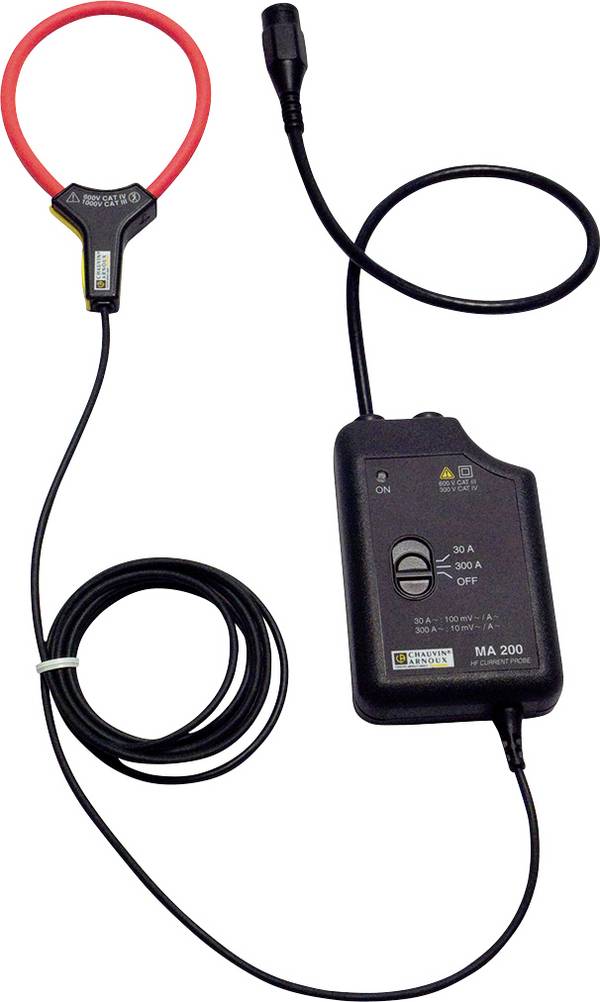 Chauvin Arnoux MA200 Ø 70 mm Stroomtangadapter Kalibratie (ISO) Meetbereik A/AC (bereik): 0.5 - 300 A Flexibel