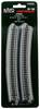 N Kato Unitrack 7078108 Gebogen rails 15 ° 718 mm 4 stuk(s)