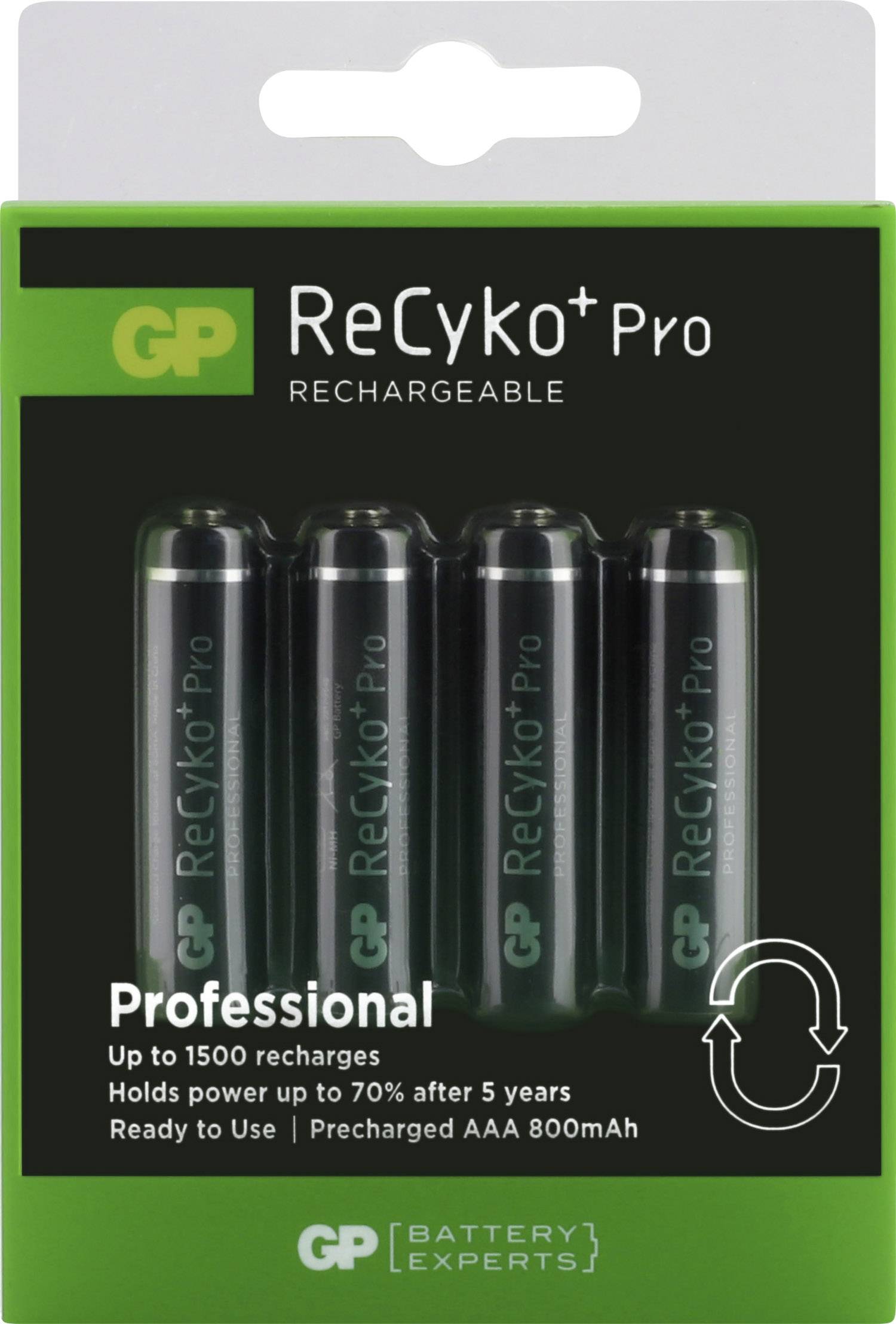 GP AAA ReCyko+ Oplaadbare Batterijen-5