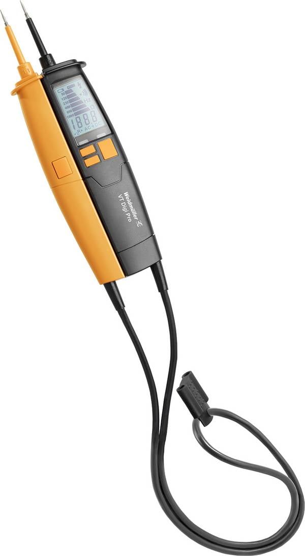 Weidmüller VT DIGI PRO Tweepolige spanningstester  CAT IV 600 V, CAT III 1000 V LCD
