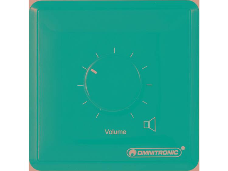 Omnitronic ELA-audiovolumeregelaar, 10 W mono zw