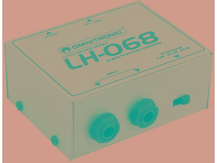Omnitronic LH-068 DI-box, fantoomvoeding