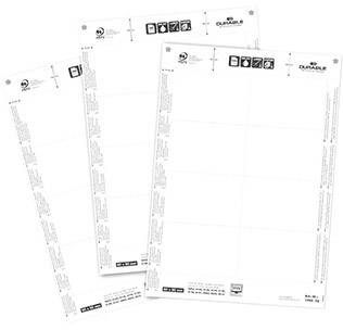 Durable 145602 Insteekplaatje naamplaatje BADGEMAKER® - 1456 (b x h) 90 mm x 60 mm 160 stuk(s)-0
