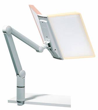 Duurzame Sherpa zwenkarm 10-vensterpanelen carrousel bureau liggend/staand A4-2