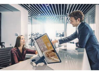 DURABLE SherpaTable displaypaneelsysteem, 10 displaypanelen, zwart/rood-7