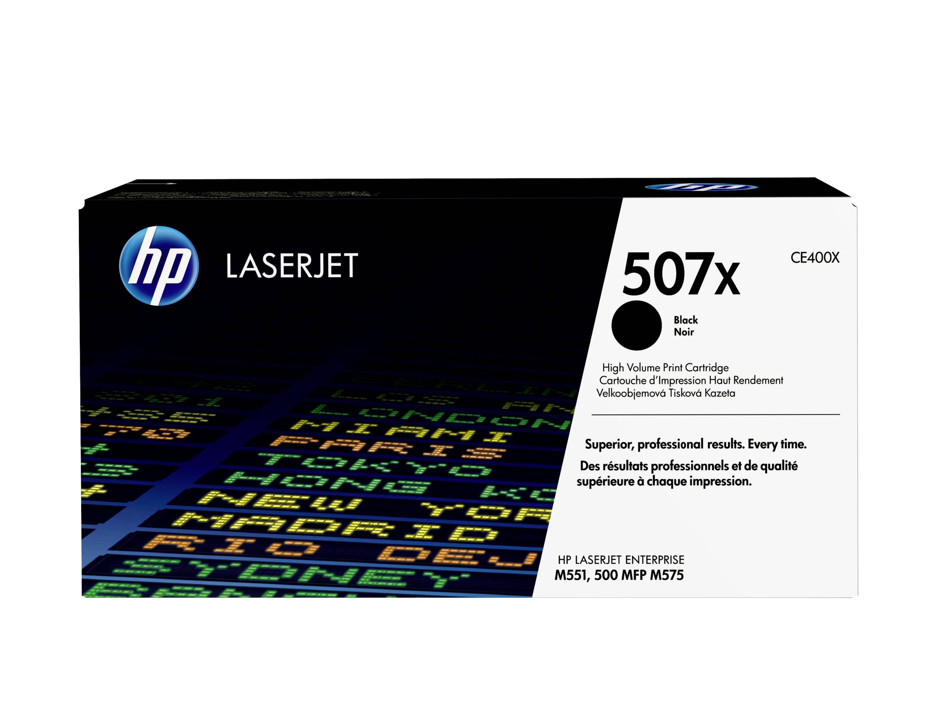 HP 507X CE400X Toner Zwart 11000 bladzijden Origineel Tonercassette