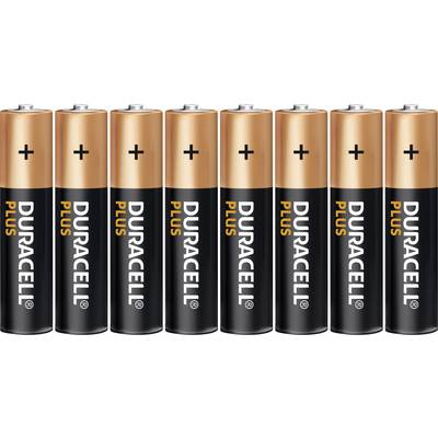 Duracell AAA batterij (potlood) Plus Power LR03 Alkaline  1.5 V 8 stuk(s)