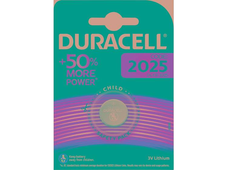 Duracell Batterij 3volt CR2025 Stuk