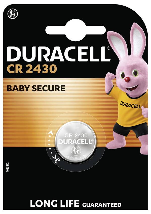 Duracell Knoopcel CR2430 3 V 1 stuk(s) 285 mAh Lithium CR 2430