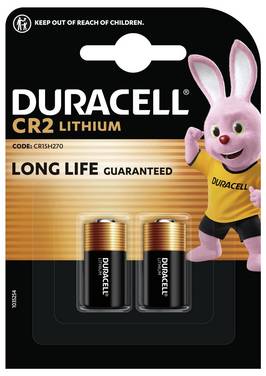 Duracell CR2 CR2 Fotobatterij Lithium 800 mAh 3 V 2 stuk(s)
