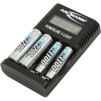 Ansmann Powerline 4 light Batterijlader NiCd, NiMH AAA (potlood), AA (penlite)