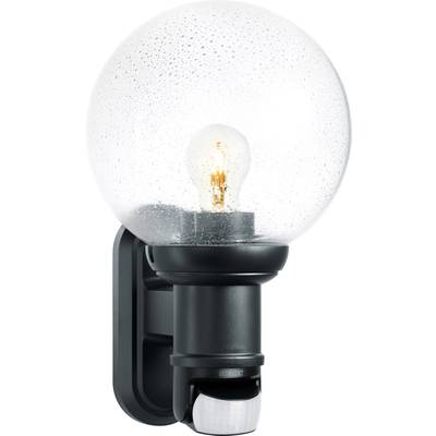 Steinel L 560 S 634216 Buitenlamp met bewegingsmelder (wand)  Spaarlamp, LED E27 60 W Zwart