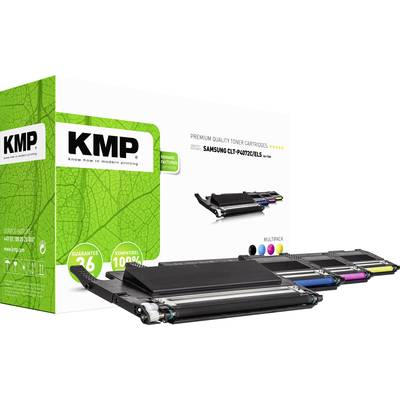 KMP Compatibel Toner multipack SA-T38V vervangt Samsung CLT-P4072C, CLT-K4072S, CLT-C4072S, CLT-M4072S, CLT-Y4072S Zwart