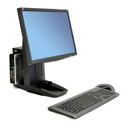 Ergotron Neo-Flex® All-In-One Security Stand Monitorvoet Aantal monteerbare displays: 1 Display(s) 35,6 cm (14") - 61 cm-2
