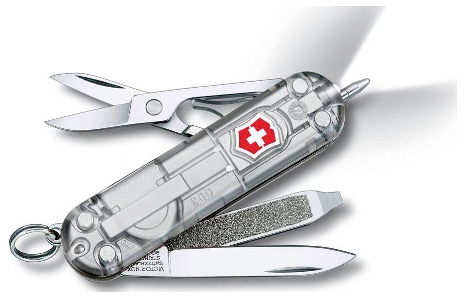 Victorinox Signature Lite SilverTech 0.6226.T7 Zwitsers zakmes Aantal functies 7 Zilver (transparant)-0
