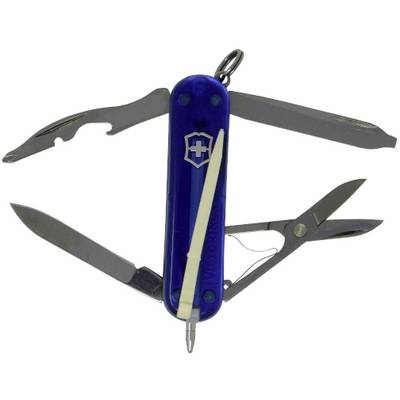 Victorinox Manager Saphir 0.6365.T2 Zwitsers zakmes  Aantal functies 10 Blauw (transparant)