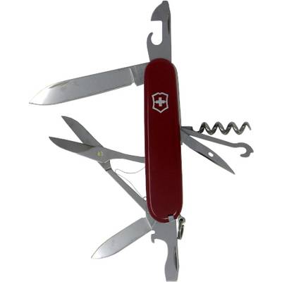 Climber 1.3703 Zwitsers zakmes Aantal functies 14 Rood (transparant) kopen ? Conrad Electronic