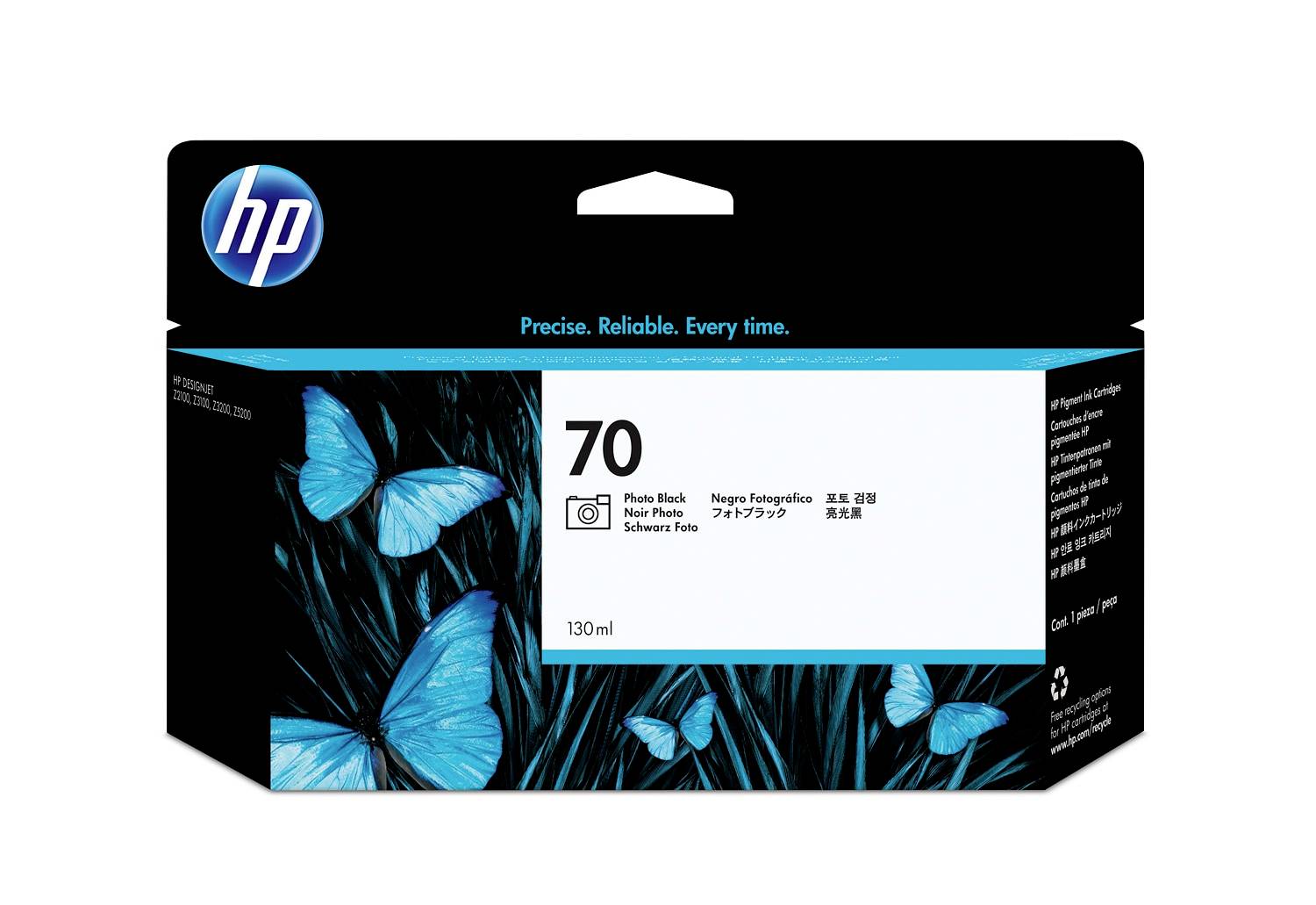 HP Inktcartridge 70 Origineel Zwart C9449A