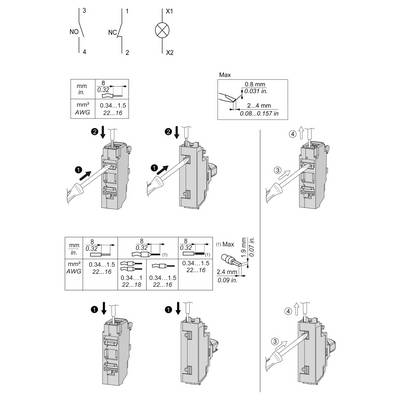 Schneider Electric ZBE1015 Contactelement 1x NO Moment 240 V 1 stuk(s)-7