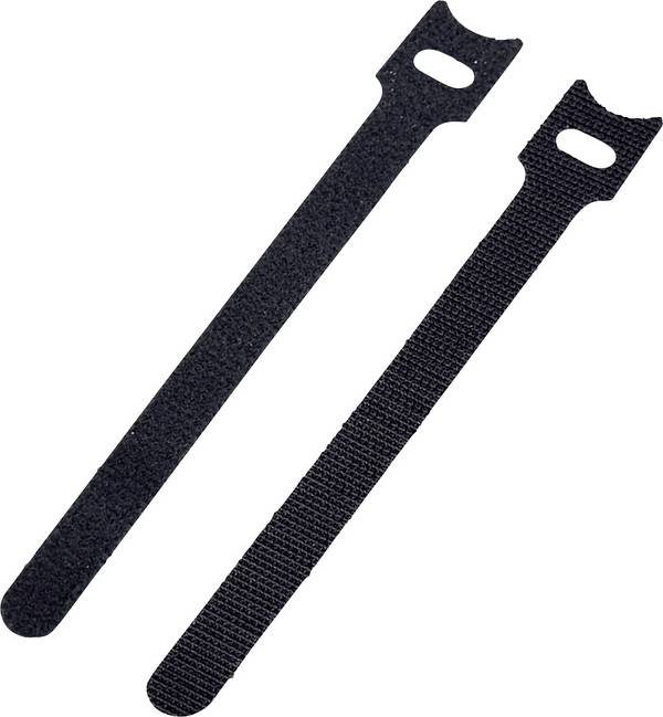 Basetech STD-150 Klittenband kabelbinder  Om te bundelen Haak- en lusdeel (l x b) 150 mm x 13 mm Zwart 10 stuk(s)