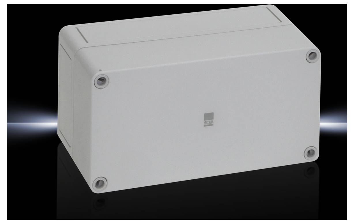 Rittal PK 9513.000 Installatiebehuizing 180 x 180 x 94 x 81 Polycarbonaat Grijs-wit (RAL 7035) 2 stuk(s) Piece