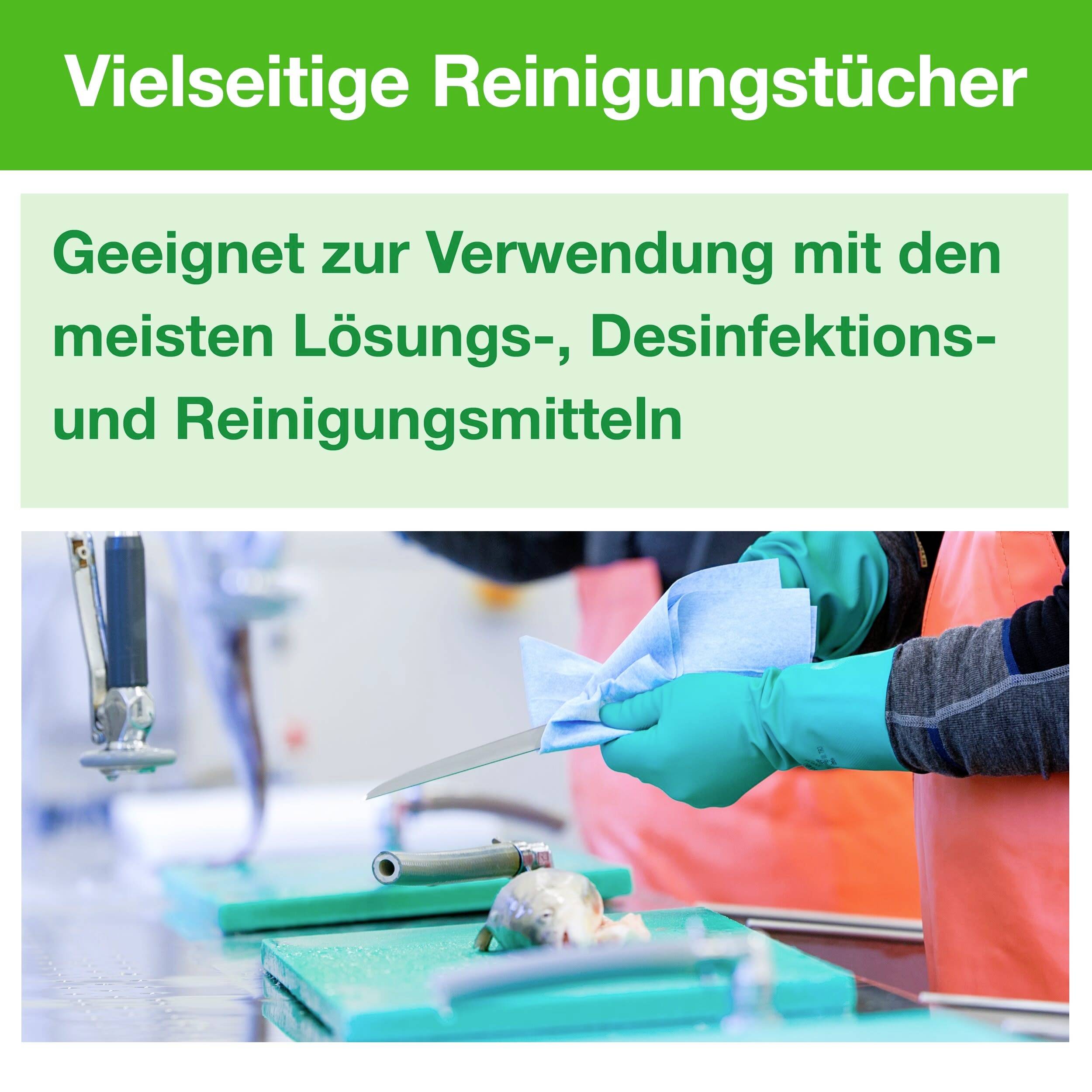 TORK Gekleurde reinigingsdoekjes Groen 194550-6