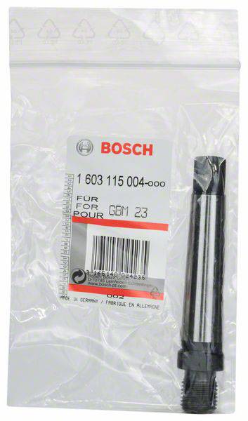 Bosch boor, model GBM 23, in verpakking. Geschikt voor precisieboringen, vervaardigd in Duitsland.