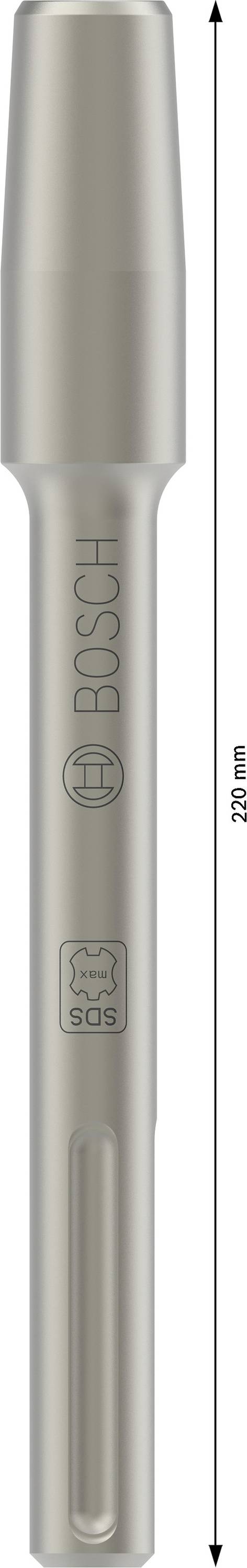Lange beitel van Bosch, 400 mm, van metaal, geschikt voor zware sloopwerkzaamheden.