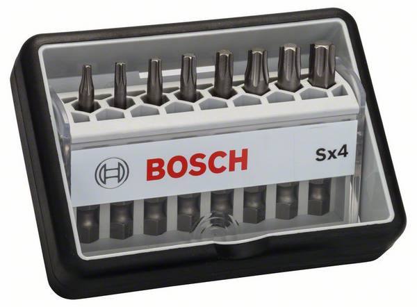 Bosch Accessories Robust Line 2607002559 Bitset 8-delig Binnen-zesrond (TX) Torsion zone