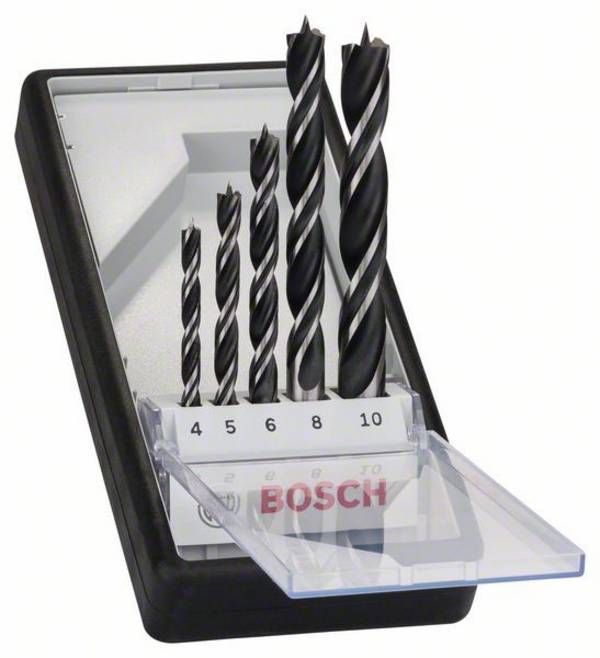 Hout-spiraalboorset 5-delig Bosch Accessories 2607010527  Cilinderschacht 1 set(s)