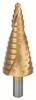 Bosch Accessories 2608587430 2608587430 HSS Getrapte boor Gezamenlijke lengte 93.5 mm TiN 3 vlakken schacht 1 stuk(s)