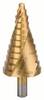 Bosch Accessories 2608587435 2608587435 HSS Getrapte boor Gezamenlijke lengte 93 mm TiN 3 vlakken schacht 1 stuk(s)
