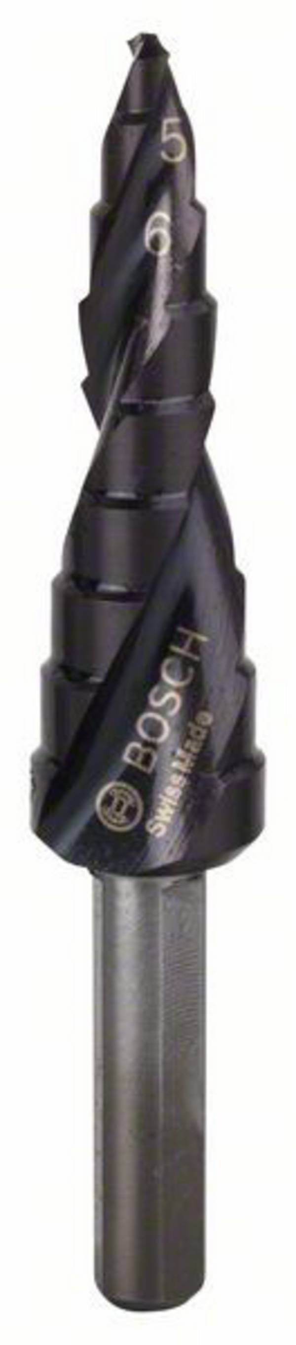 Bosch Accessories 2608588065 2608588065 HSS Getrapte boor Gezamenlijke lengte 66.5 mm TiAIN 3 vlakken schacht 1 stuk(s)