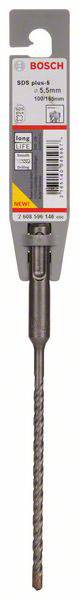 Een Bosch-boor, specifiek een betonboor met SDS-plus opnameschacht, 10 mm diameter, geschikt voor klopboormachines.
