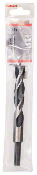 'Bosch metaalboor, 16 mm, in kunststof verpakking, geschikt voor precies boren in metalen oppervlakken.'