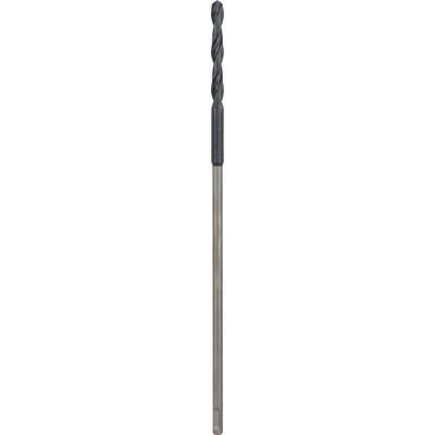 Een metaalfreesmachine met meerdere spiraalvormige snijvlakken en een slanke schacht, gebruikt voor het verwijderen van materiaal bij metaalbewerkingen.