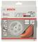 Verpakking van 'Bosch' slijpschijven. Toont een slijpschijf, compatibiliteit met verschillende merken, 180 mm diameter, korrelgrootte 30-40.