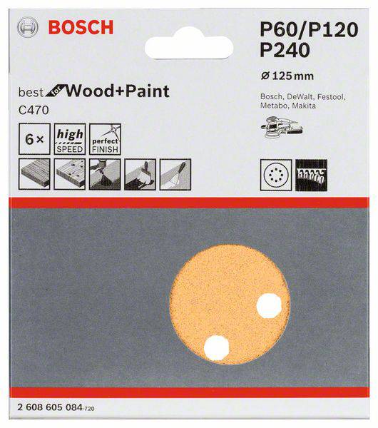 Bosch Accessories Schuurbladset 6 delig-1