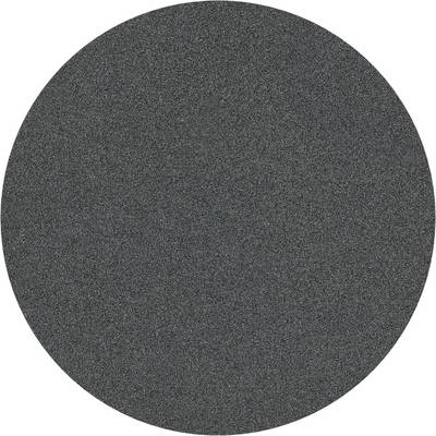 Grijze, ronde slijpschijf met fijne korrelstructuur, weergegeven op een witte achtergrond. Geschikt voor precisieslijpwerkzaamheden.