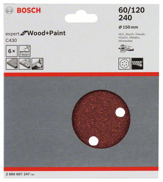 Bosch SLIBEARK EXC RW 150MM K60120240 6 STK – Foto 2 von 2