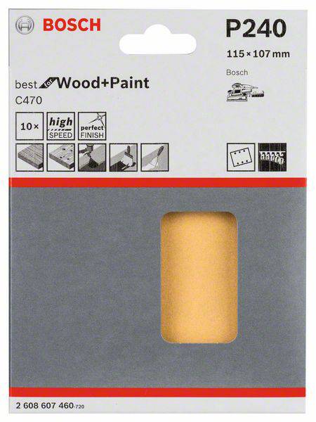 Bosch Accessories Schuurbladset P240-1