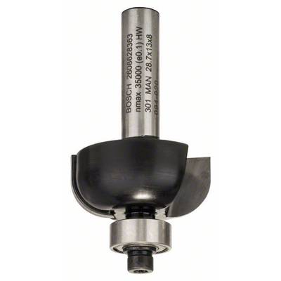 Bosch Accessories 2608628363 Halfrondprofielfrees Hardmetaal   Lengte 54 mm Afmeting, Ø 28.7 mm  Schachtdiameter 8 mm 