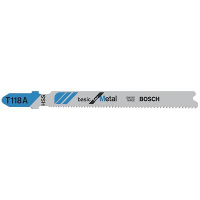 Bosch Accessories 2608631507 Decoupeerzaagblad T 118 A, Basic for Metal, verpakking van 3 stuks 3 stuk(s)