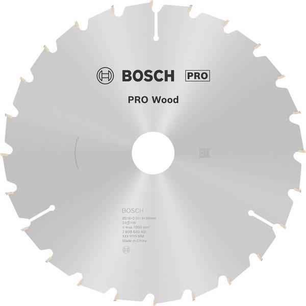 Bosch Accessories Optiline 2608640431 Hardmetaal-cirkelzaagblad 216 x 30 x 2 mm Aantal tanden: 24 1 stuk(s)