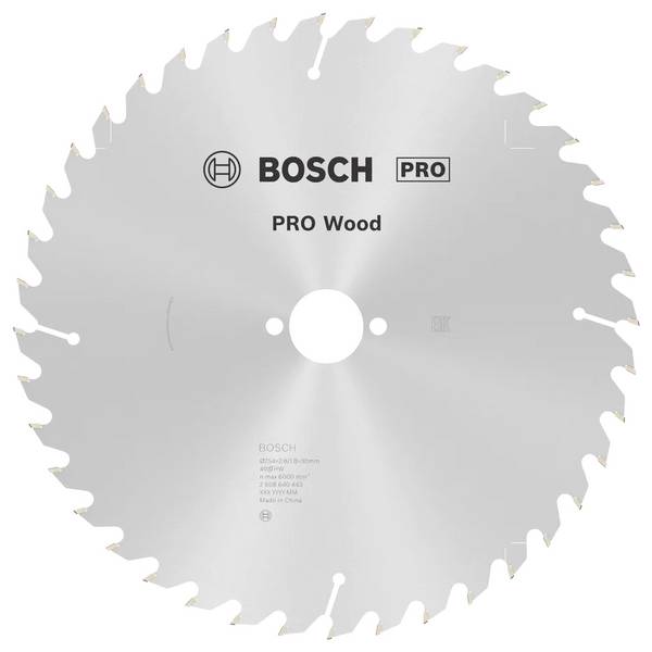 Bosch Accessories Optiline 2608640443 Hardmetaal-cirkelzaagblad 254 x 30 x 2.8 mm Aantal tanden: 40 1 stuk(s)