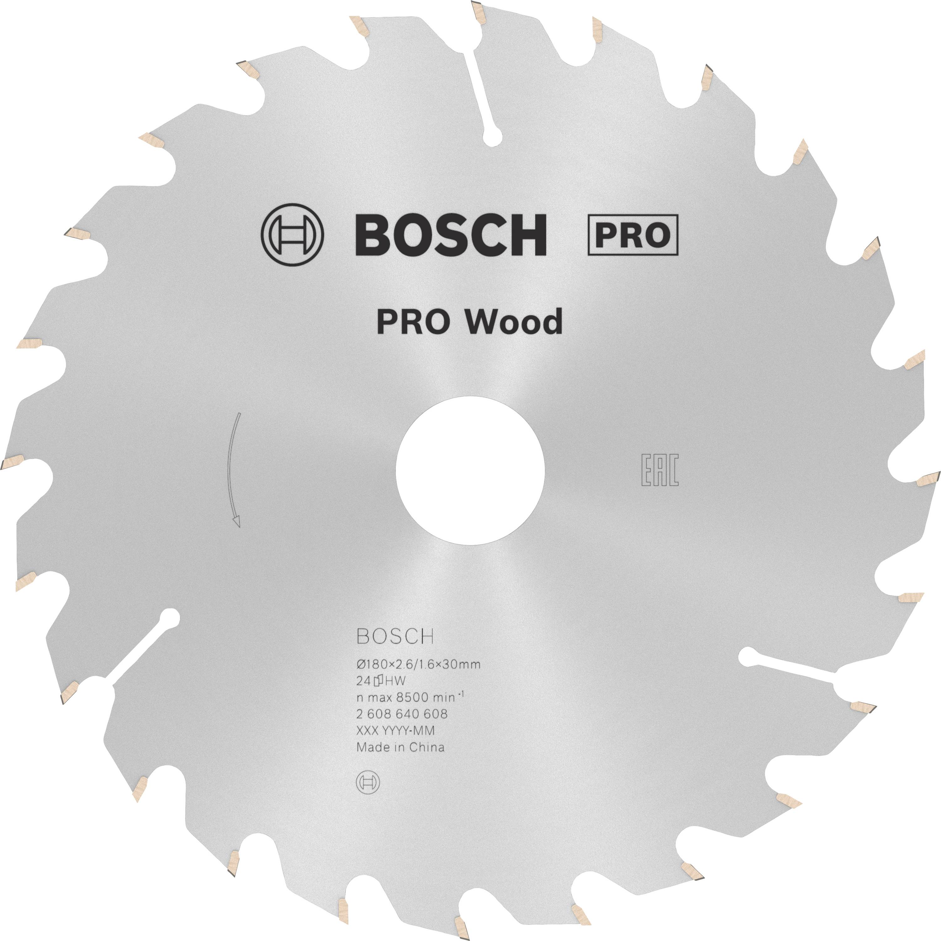 Bosch RUNDSAVKLOPTILINE 180X26X30MM 24T