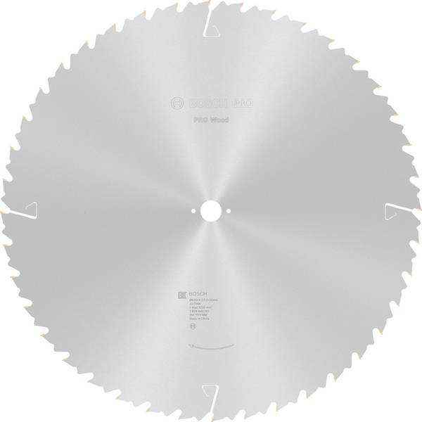 Bosch Accessories Construct Wood 2608640761 Hardmetaal-cirkelzaagblad 600 x 30 x 4 mm Aantal tanden: 40 1 stuk(s)