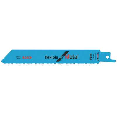 Zaagblad van Bosch, geschikt voor metaal, type S 922 AF, met fijne vertanding.